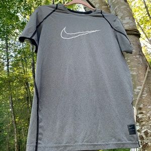 NIKE PRO dry fit fitted shirt gray  XL